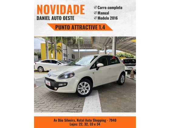 FIAT PUNTO 1.4 ATTRACTIVE 8V FLEX 4P MANUAL FIAT PUNTO 1.4 ATTRACTIVE 8V FLEX 4P MANUAL